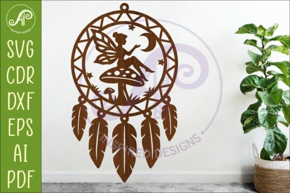 Download Fairy Dreamcatcher Laser Cut File - Premium Bundle