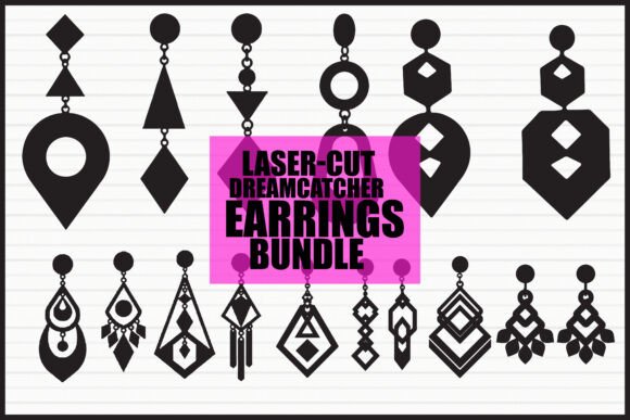 Download Laser Cut Geometric Earrings - Premium Resources