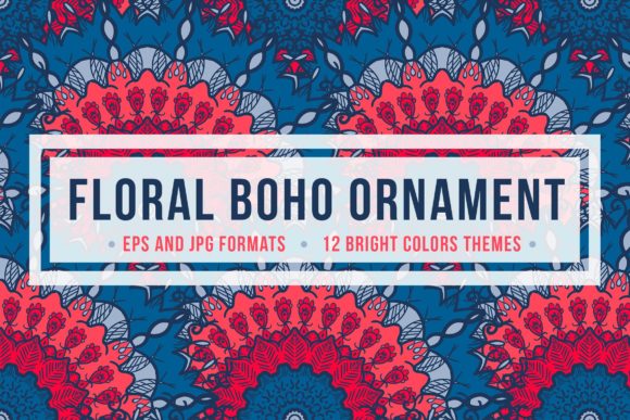Download Floral Boho Ornament - Boho ornament Collection