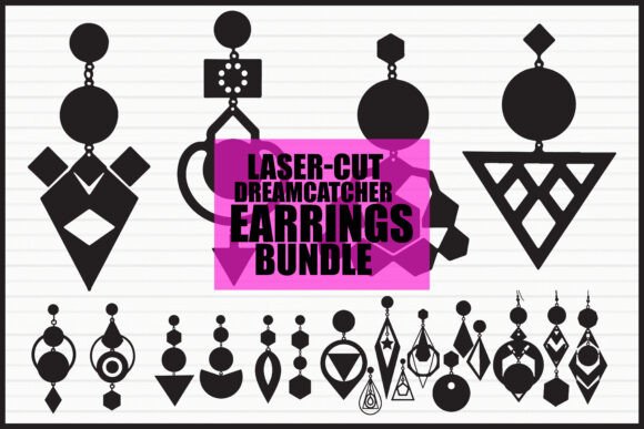 Download Laser Cut Geometric Earrings - Premium Resources